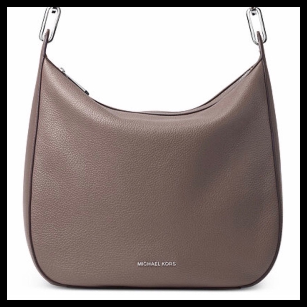 MICHAEL KORS Raven Large Shoulder Bag Dark Taupe - Picture 4 of 10